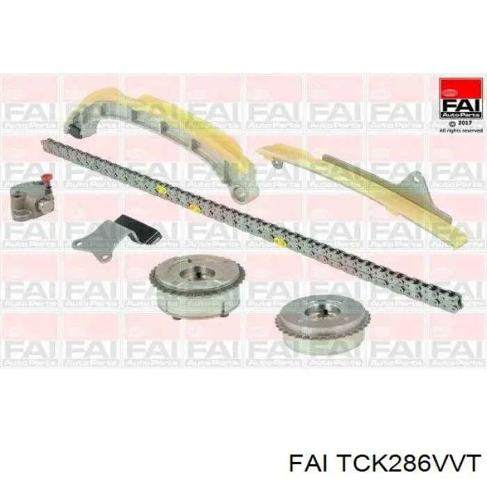 Ланцюг ГРМ, комплект TCK286VVT FAI