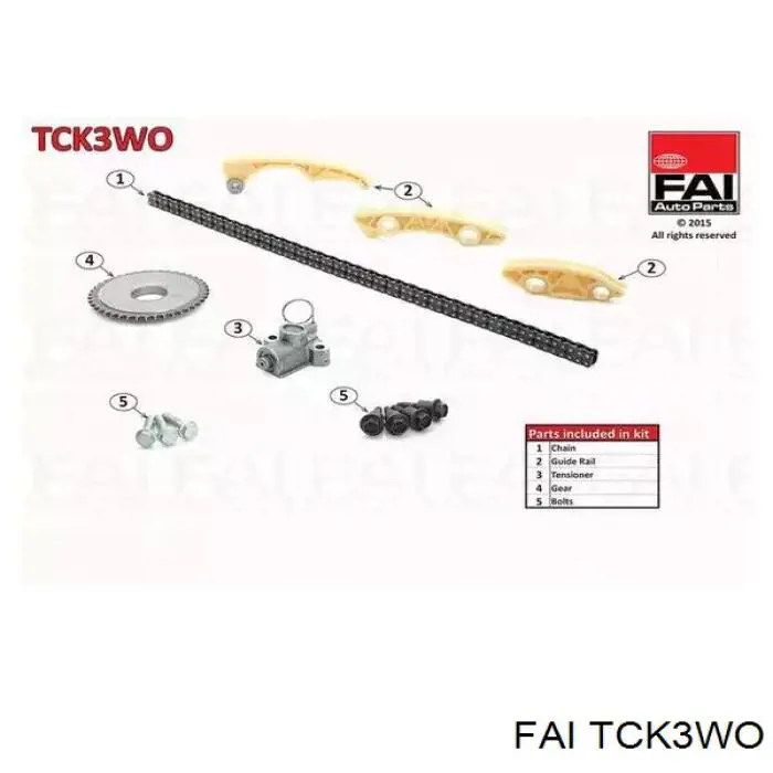 Ланцюг балансування вала FAI TCK3WO ціна, від 87.35 USD