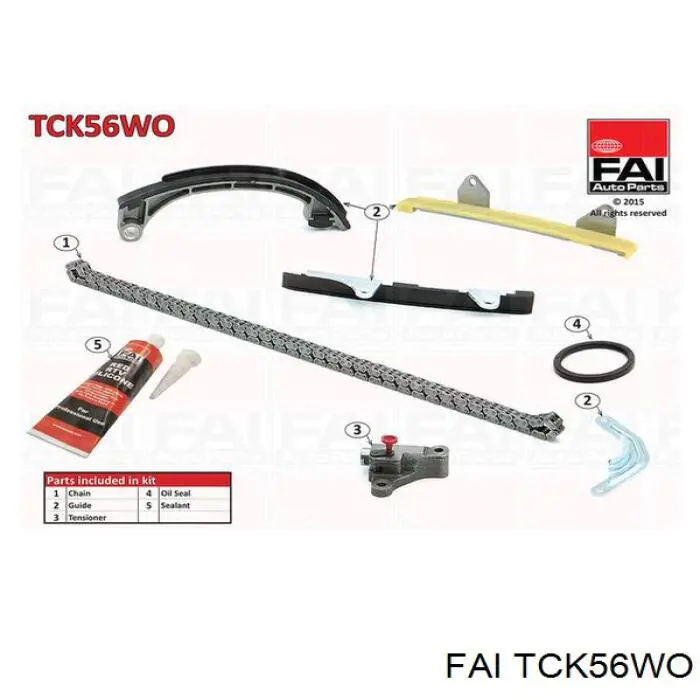 Ланцюг ГРМ, комплект FAI TCK56WO ціна, від 135.12 USD