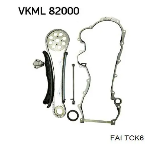 Ланцюг ГРМ, комплект FAI TCK6 ціна, від 91.19 USD
