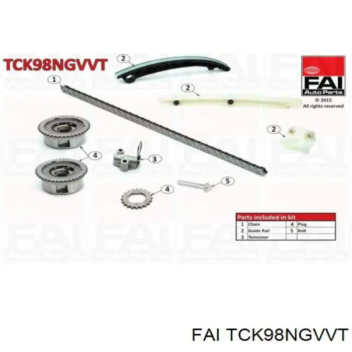Купити TCK98NGVVT FAI Комплект ланцюга ГРМ