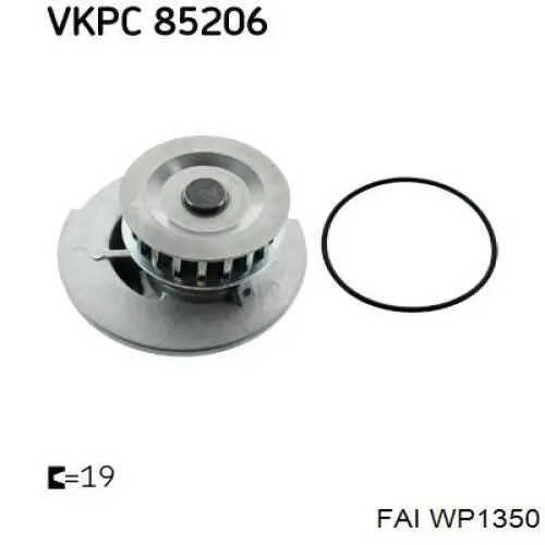 Помпа охолодження FAI WP1350 ціна, від 20.87 USD