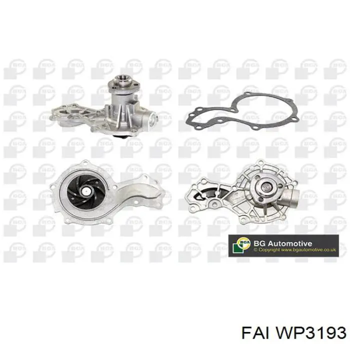 Помпа охолодження FAI WP3193 ціна, від 19.85 USD