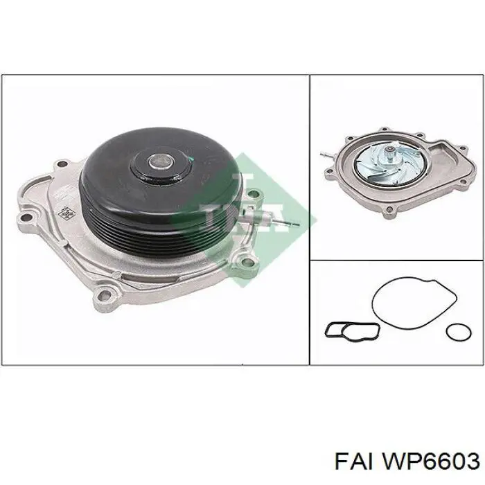 Помпа охолодження FAI WP6603 ціна, від 86.96 USD
