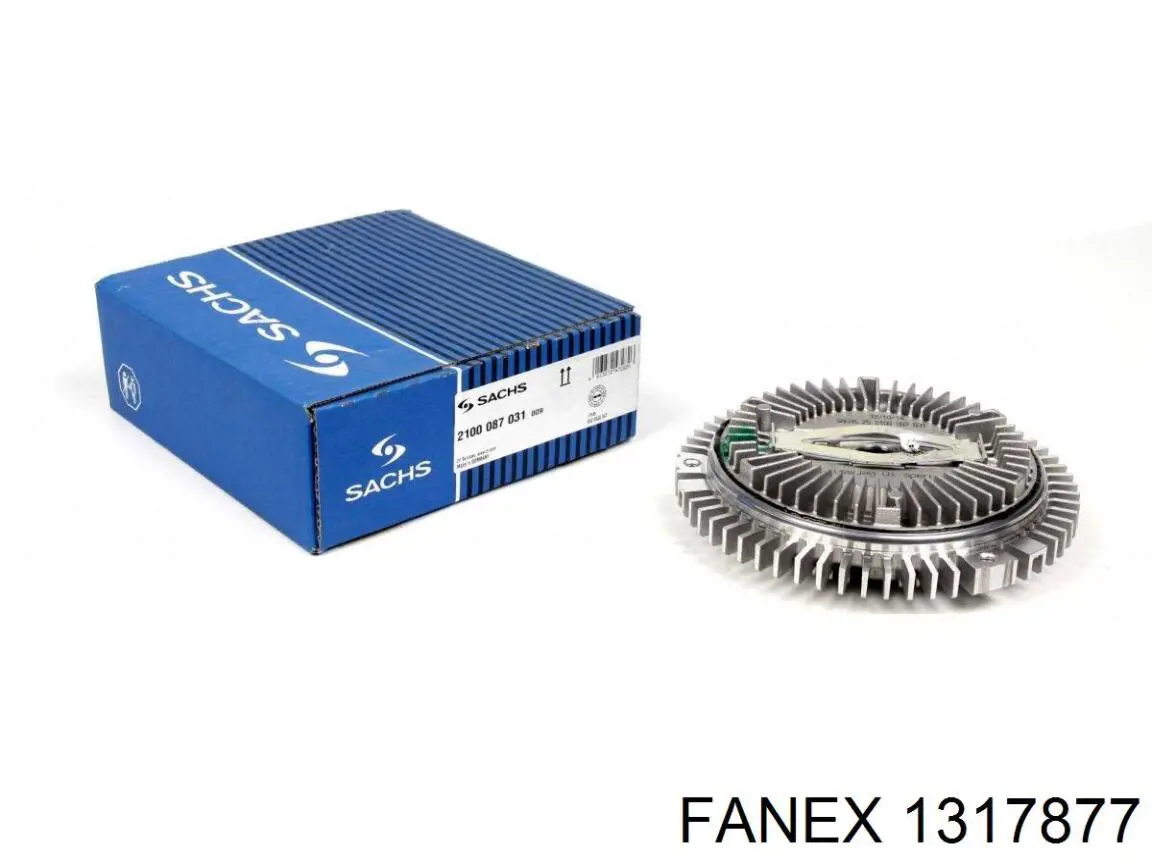 В'язкова муфта вентилятора Fanex 1317877 ціна, від 43.15 USD