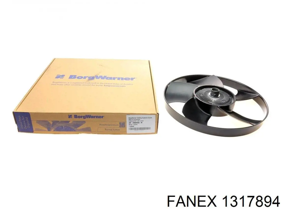 1317894 Fanex вентилятор/крильчатка радіатора охолодження