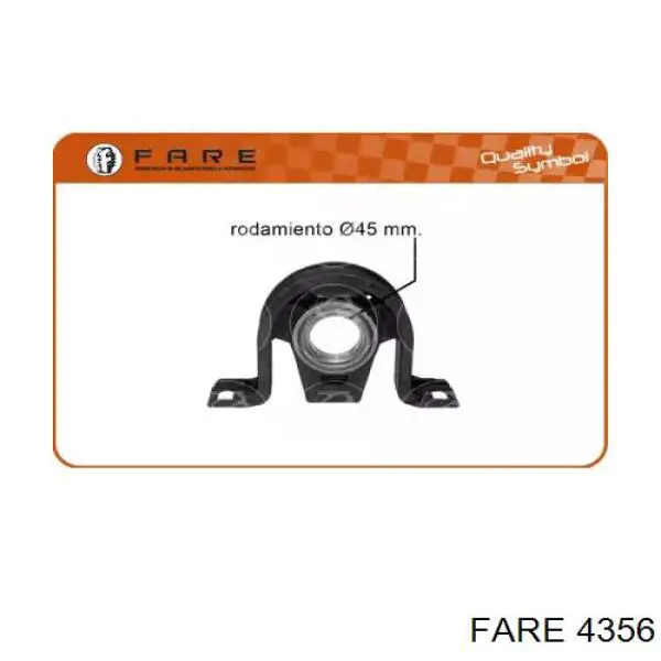 Підвісний підшипник карданного валу Fare 4356 ціна, від 23.08 USD