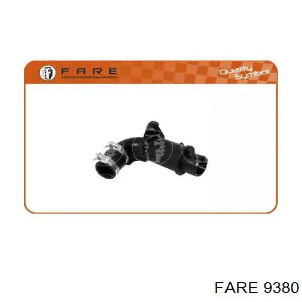 9380 Fare Патрубок повітряний, вихід з турбіни (наддув)