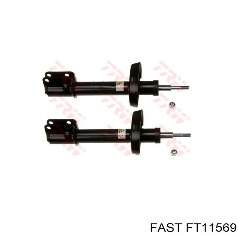 Стойка амортизатора передняя Fast FT11569 ціна, від 48.51 USD