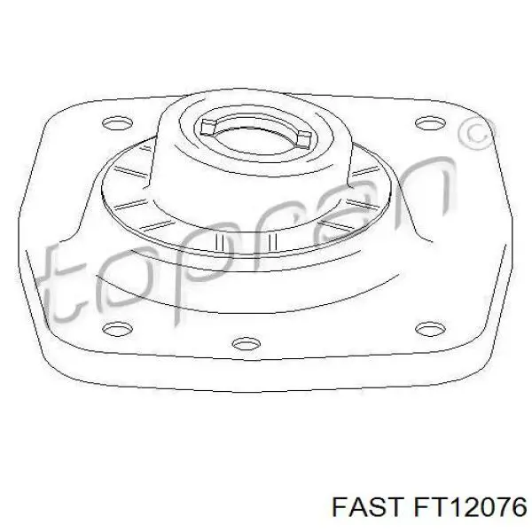 Опора амортизатора переднього лівого Fast FT12076 ціна, від 32.24 USD