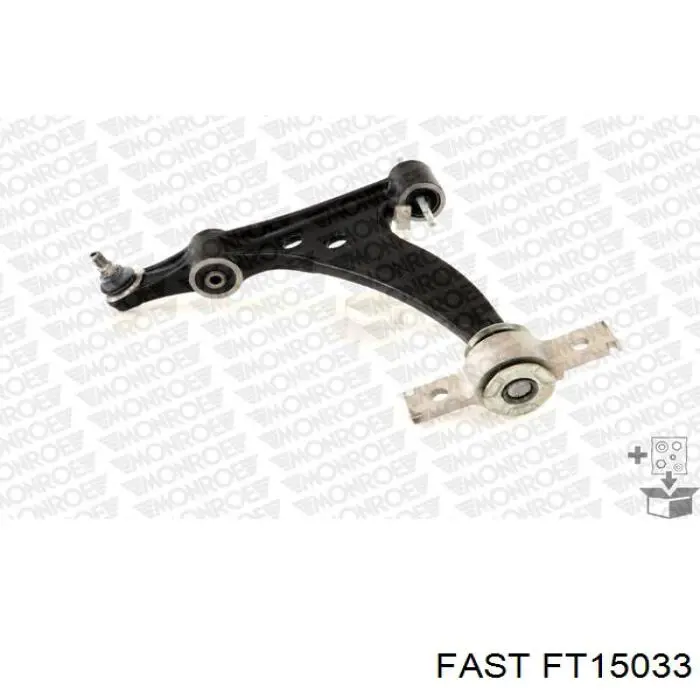 Важіль передньої підвіски нижній, правий Fast FT15033 ціна, від 90.14 USD