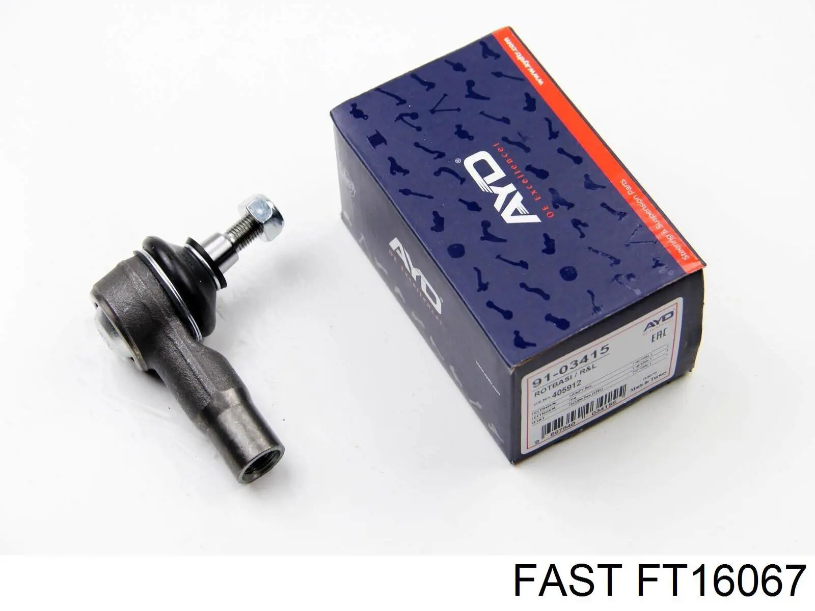 Накінечник поперечної рульової тяги FT16067 Fast
