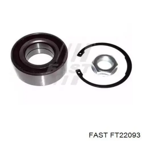 Комплект підшипник маточини передньої Fast FT22093 ціна, від 21.80 USD