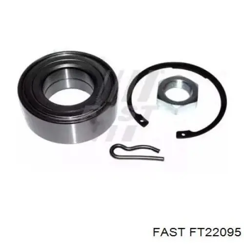 Комплект підшипник маточини передньої Fast FT22095 ціна, від 16.40 USD