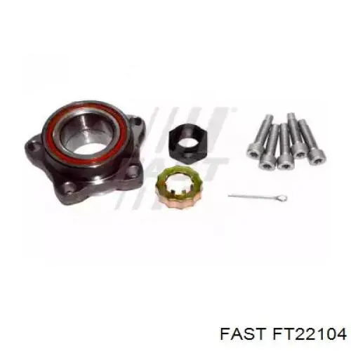 Комплект підшипник маточини передньої Fast FT22104 ціна, від 33.34 USD
