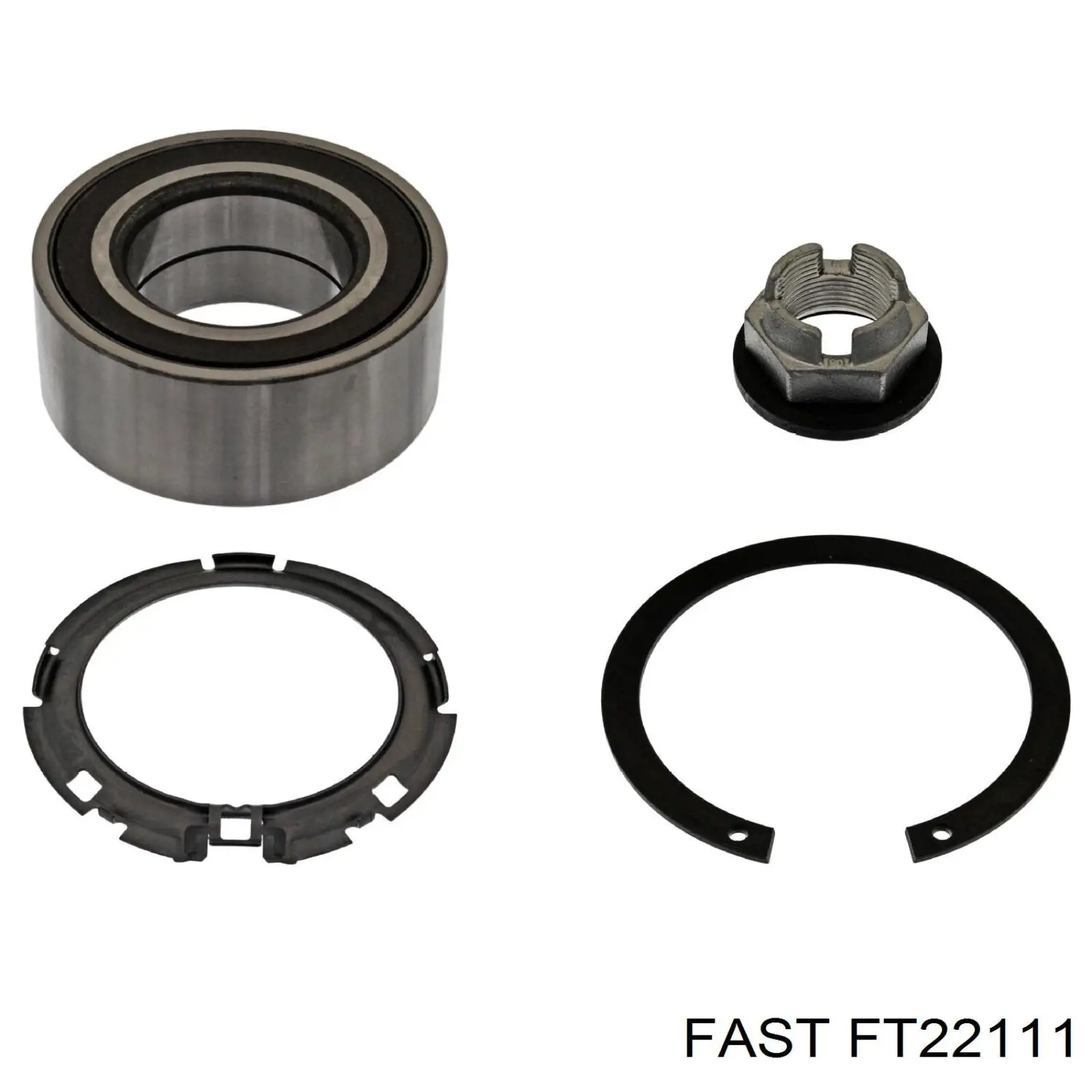 Підшипник маточини передньої FT22111 Fast