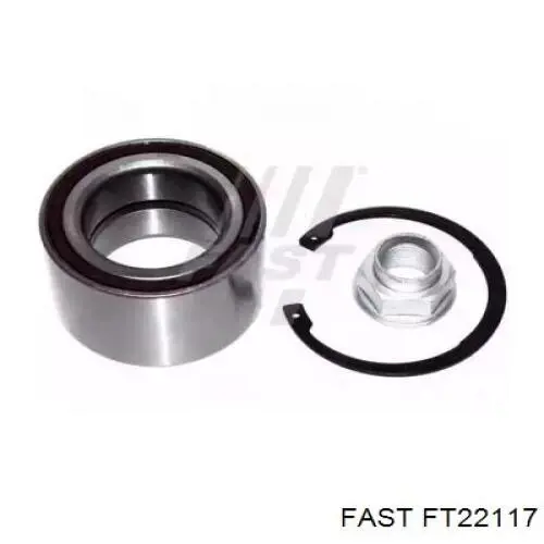 Комплект підшипник маточини передньої Fast FT22117 ціна, від 28.04 USD