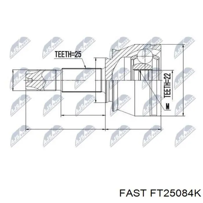 FT25084K Fast Граната зовнішня
