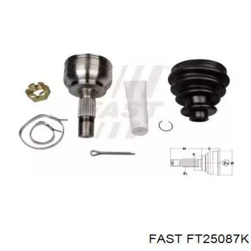 FT25087K Fast Граната зовнішня