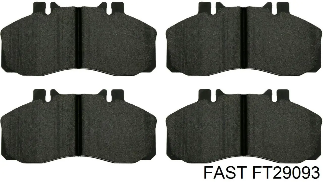 Гальмівні колодки Fast FT29093 ціна, від 30.51 USD