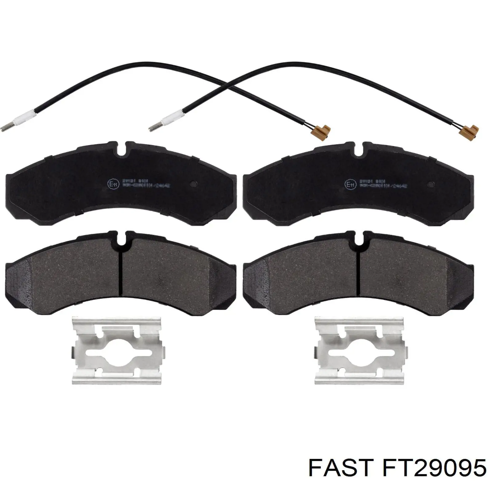 Колодки гальмові задні, дискові FT29095 Fast