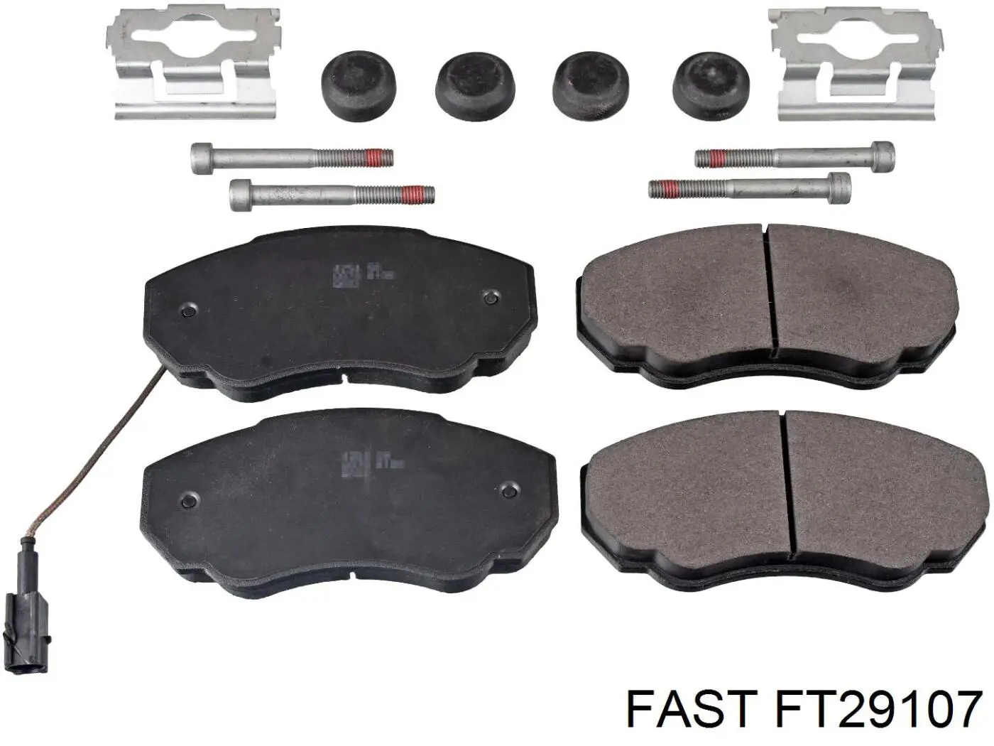 Колодки гальмівні передні, дискові FT29107 Fast