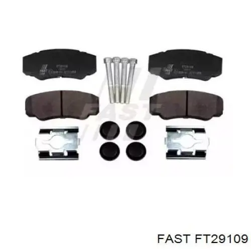 Задні гальмівні колодки Fast FT29109 ціна, від 13.29 USD
