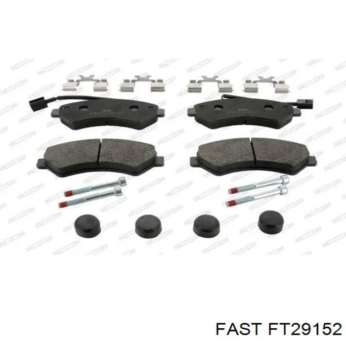 Колодки гальмівні передні, дискові FT29152 Fast