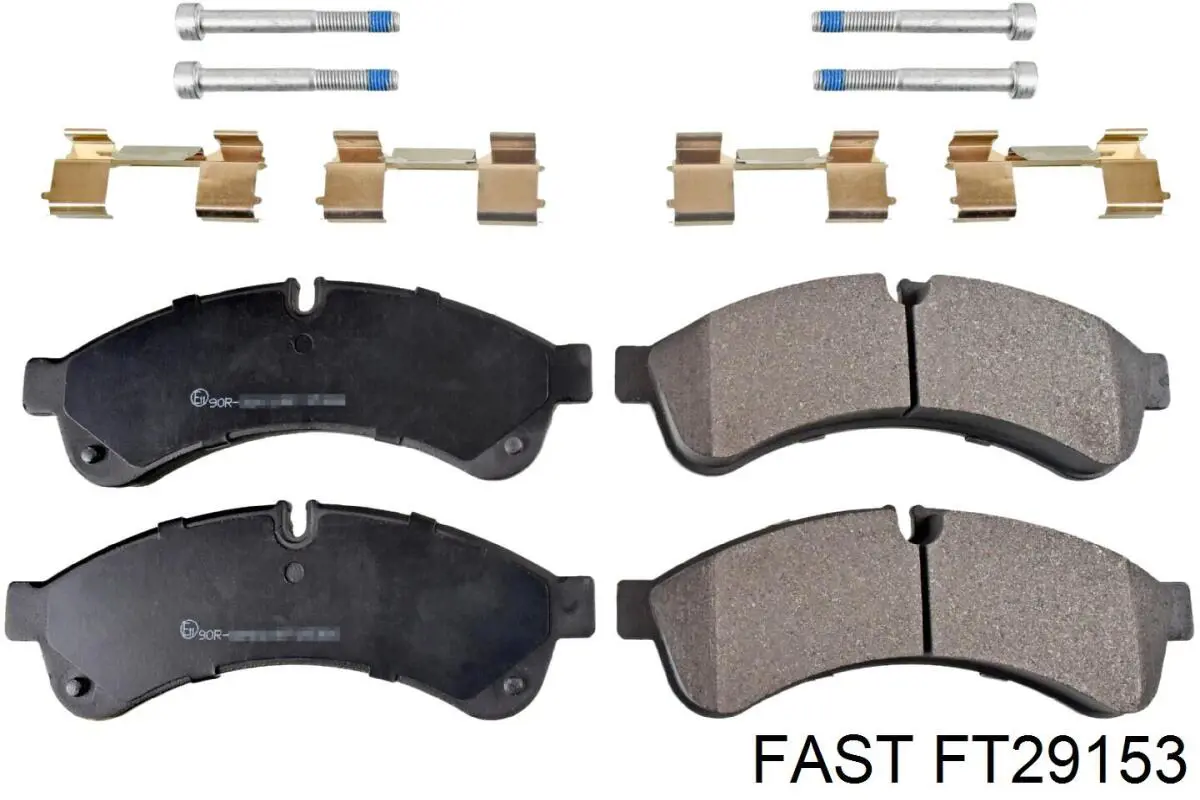 Задні гальмівні колодки Fast FT29153 ціна, від 35.85 USD