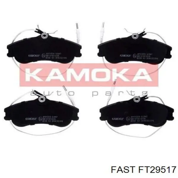 Передні тормозні колодки FT29517 Fast