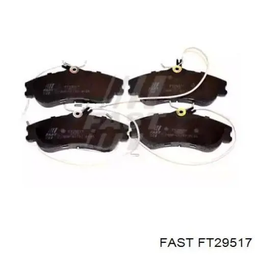 Гальмівні колодки Fast FT29517 ціна, від 18.22 USD