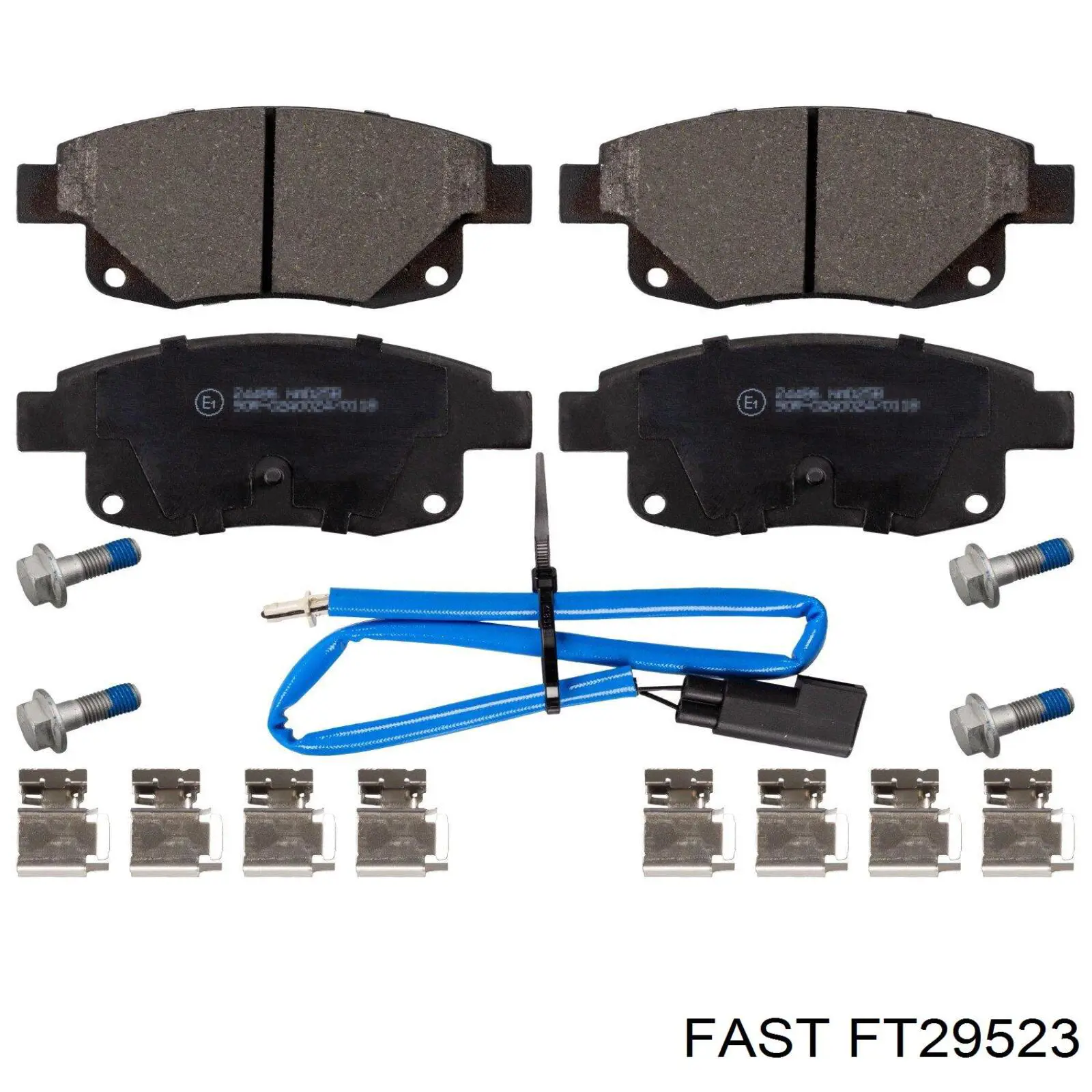 Задні гальмівні колодки Fast FT29523 ціна, від 18.64 USD