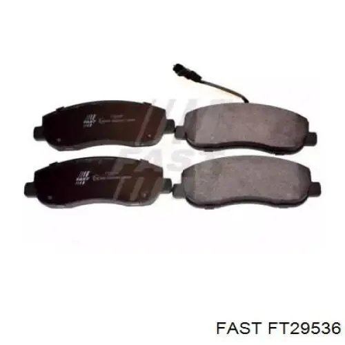 Передні тормозні колодки FT29536 Fast