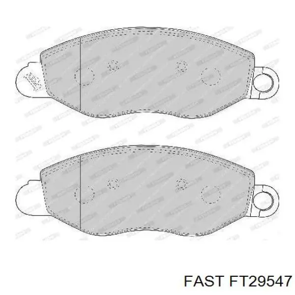 Колодки гальмівні передні, дискові FT29547 Fast