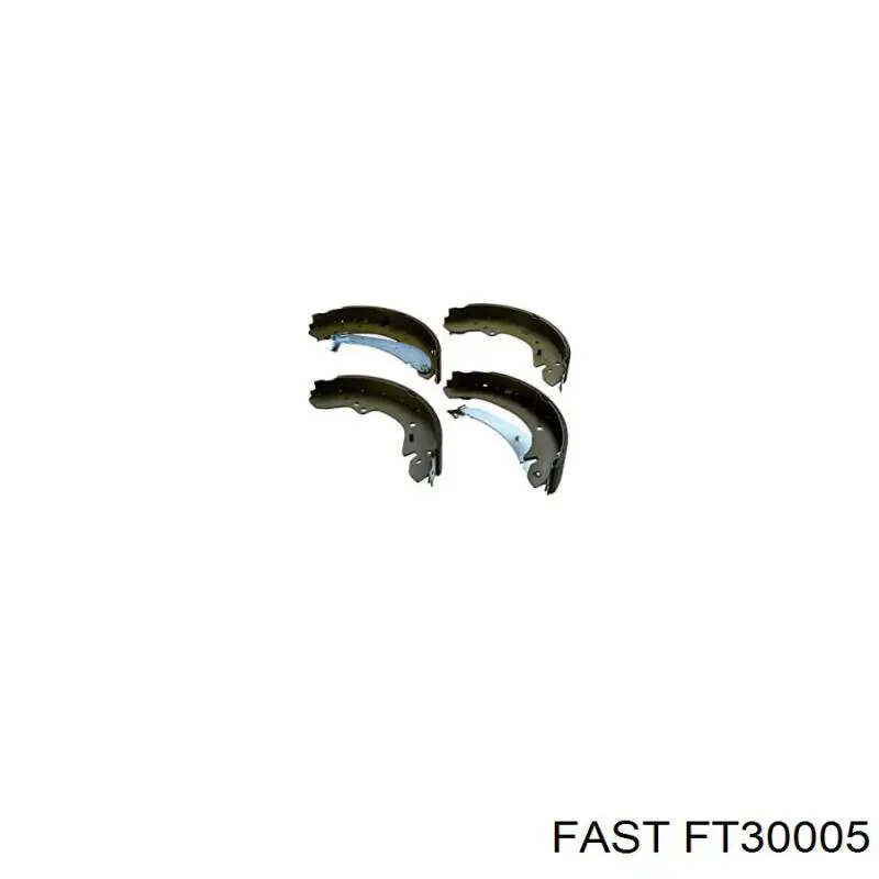 Колодки гальмові задні, барабанні Fast FT30005 ціна, від 26.99 USD