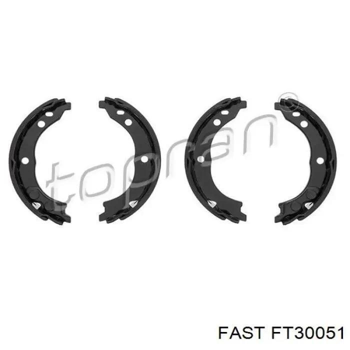 Колодки стоянкового гальма General Motors 616083
