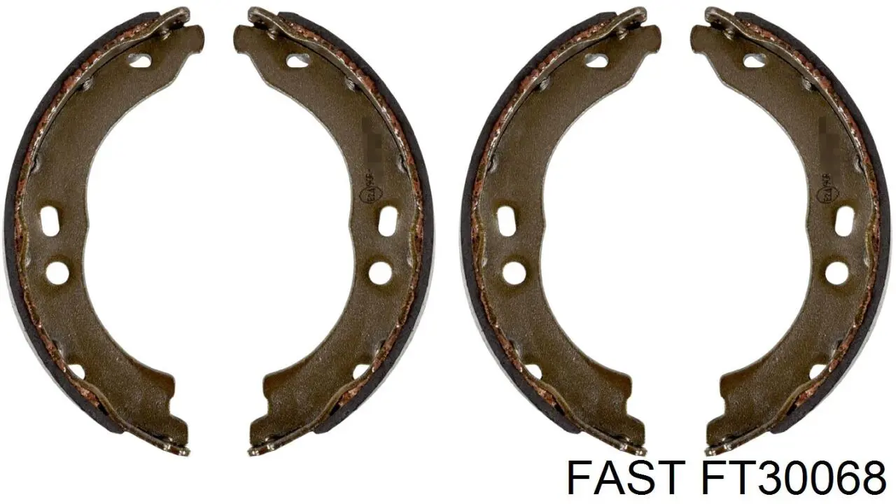 Колодки ручника / стоянкового гальма Fast FT30068 ціна, від 19.91 USD