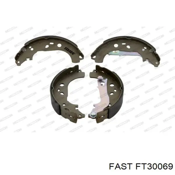 Купити FT30069 Fast Колодки гальмові задні, барабанні
