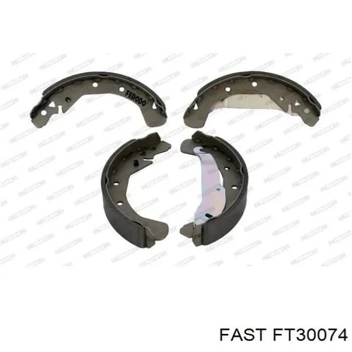 Колодки гальмові задні, барабанні Fast FT30074 ціна, від 27.03 USD