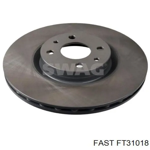 Диск переднього гальма Fast FT31018 ціна, від 30.60 USD