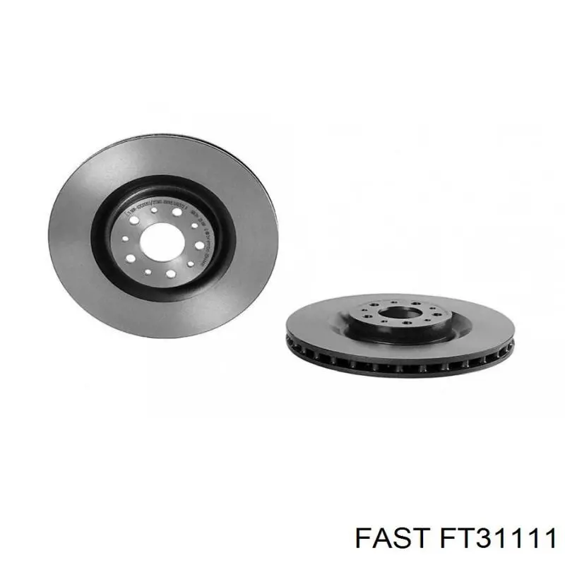 Гальмівні диски передні FT31111 Fast