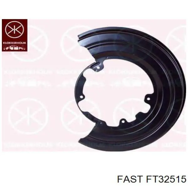 Захист гальмівного диска, переднього, правого Fast FT32515 ціна, від 23.50 USD