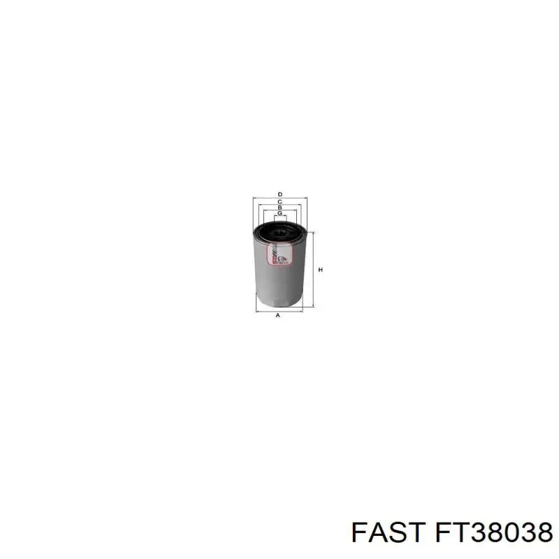 Масляний фільтр FT38038 Fast