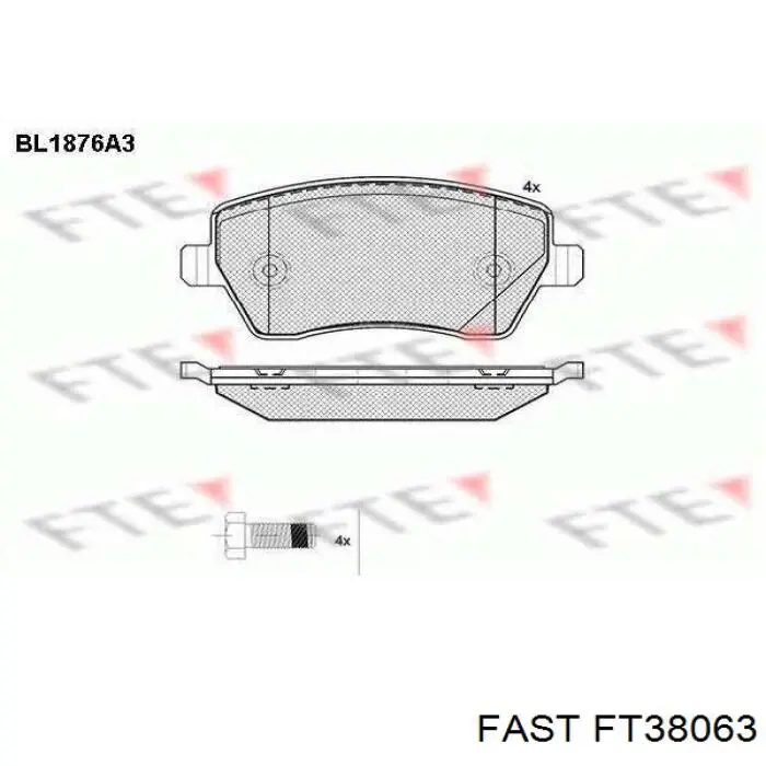 Фільтр масляний FT38063 Fast