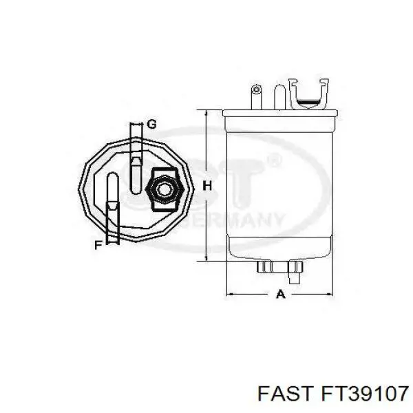 FT39107 Fast Фільтр палива