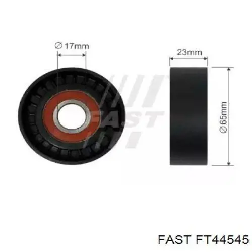 Натяжний ролик Fast FT44545 ціна, від 18.42 USD