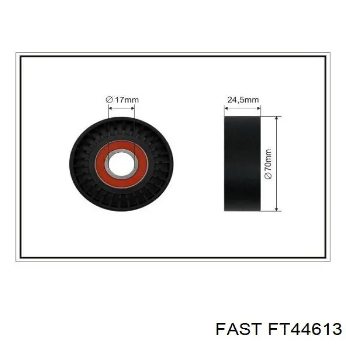 Натягувач приводного ременя FT44613 Fast