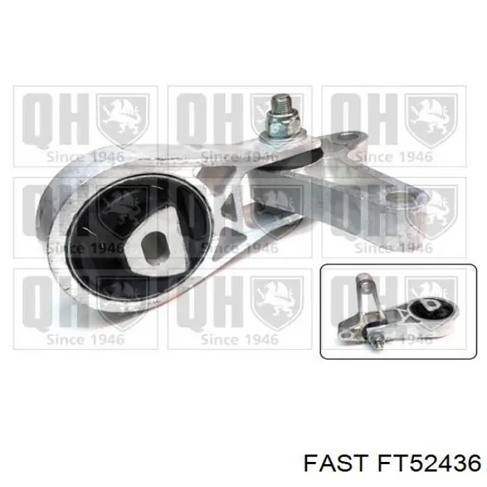 Подушка (опора) двигуна, задня Fast FT52436 ціна, від 29.66 USD