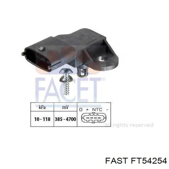 FT54254 Fast Датчик наддува