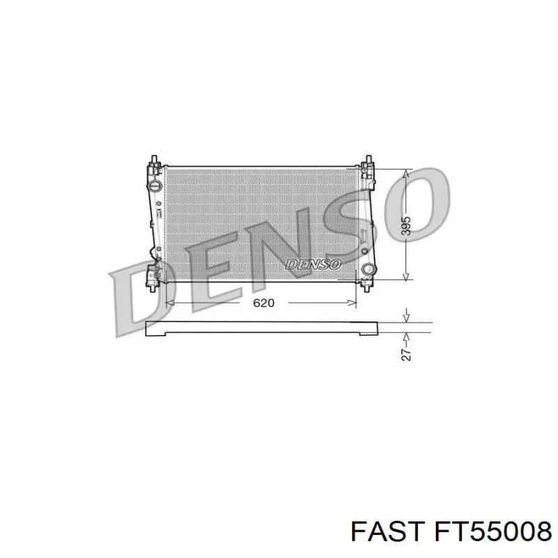 Радіатор основний Fast FT55008 ціна, від 54.98 USD